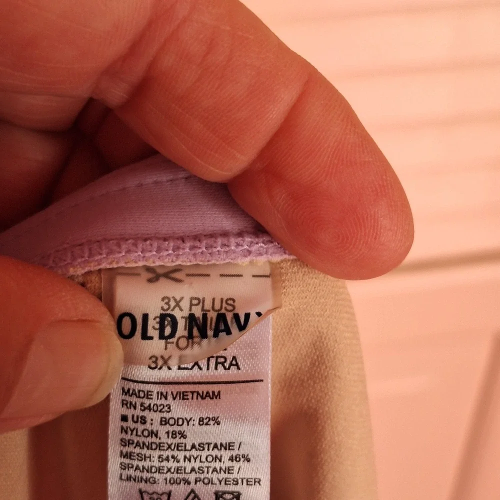 Old Navy Womens 3X Plus Swimsuit Bottom‎ Lilac Ruched Stretch Beach Vacation